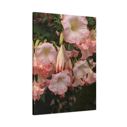 Angels in the Garden Canvas Wall Art - Vibrant Floral Design Nature Photography Decor
