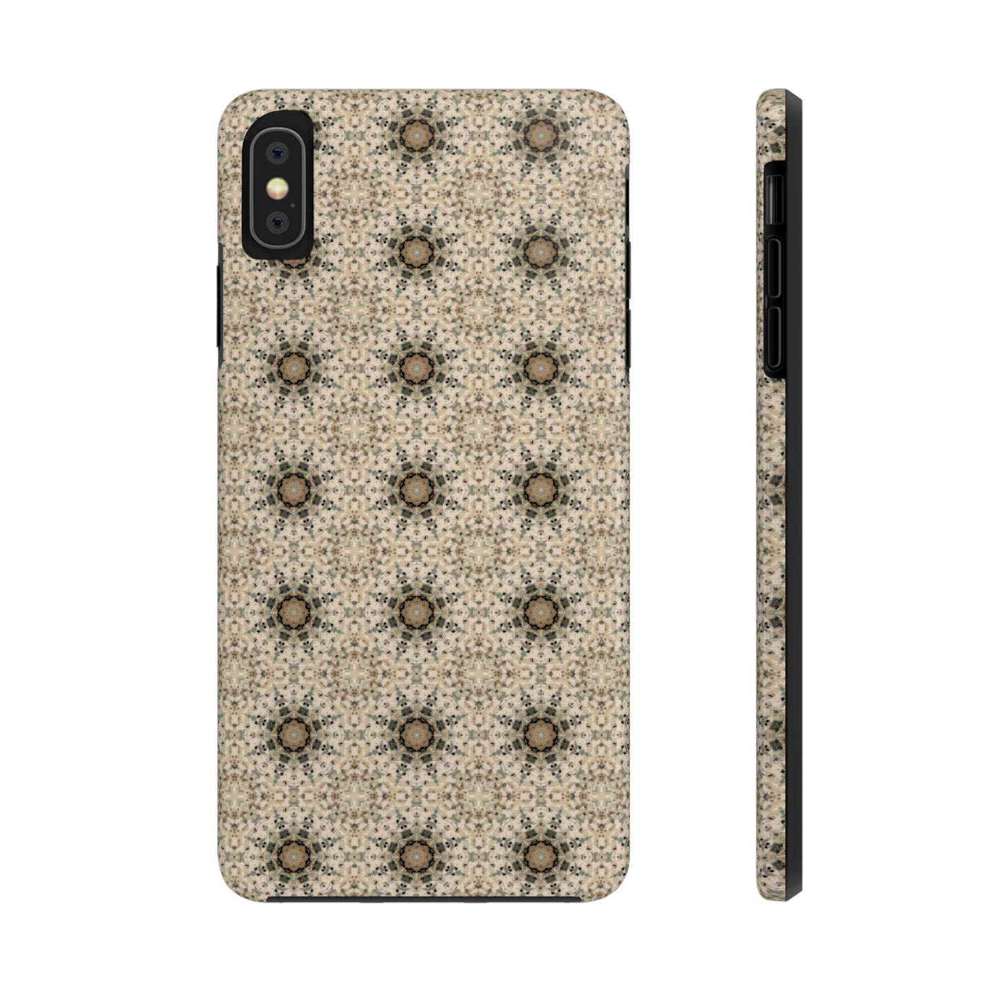 Desert Suns Phone Case – Boho Neutral Sun Pattern, Beige Aesthetic Protective Case for iPhone & Android