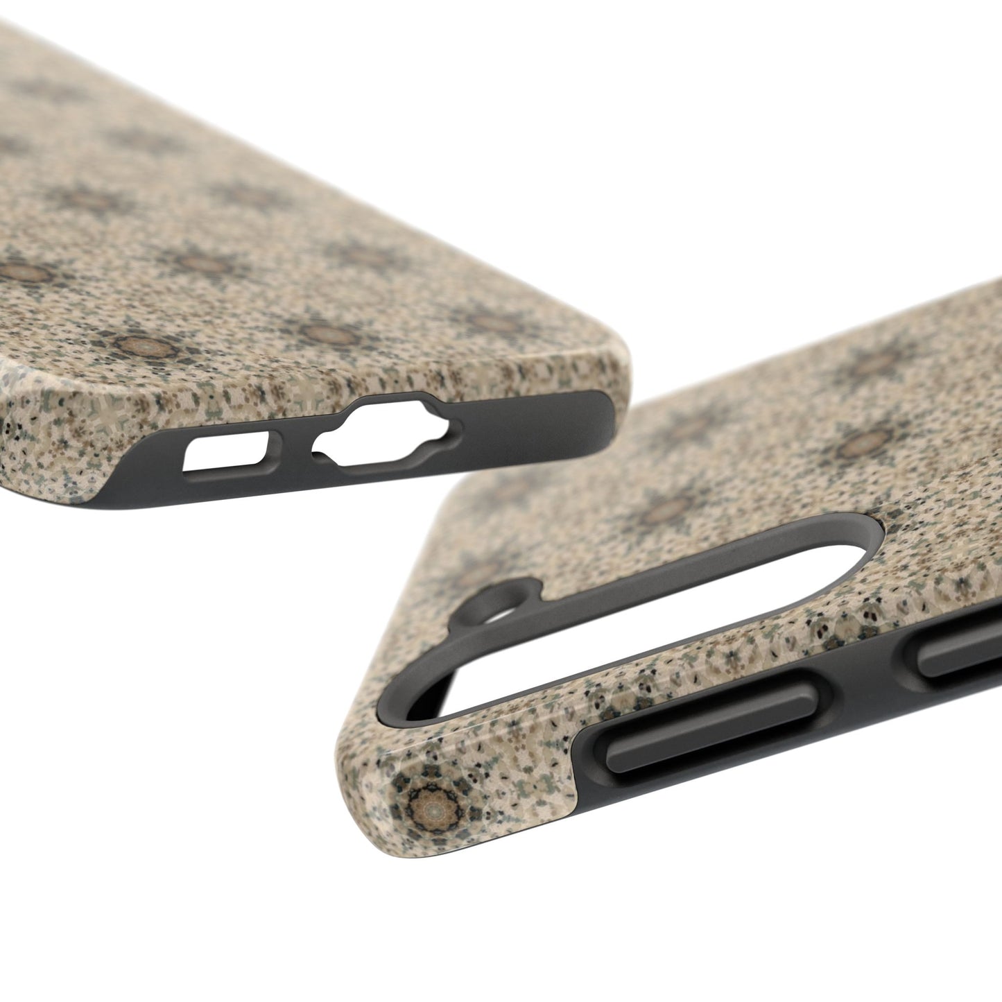 Desert Suns Phone Case – Boho Neutral Sun Pattern, Beige Aesthetic Protective Case for iPhone & Android
