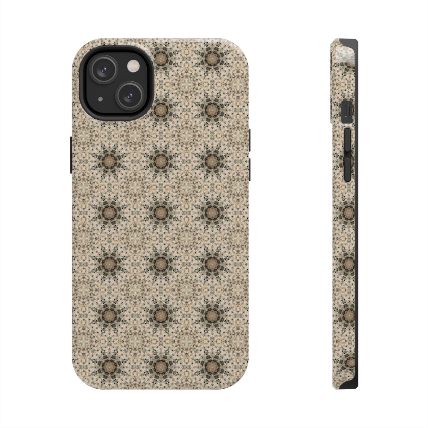Desert Suns Phone Case – Boho Neutral Sun Pattern, Beige Aesthetic Protective Case for iPhone & Android