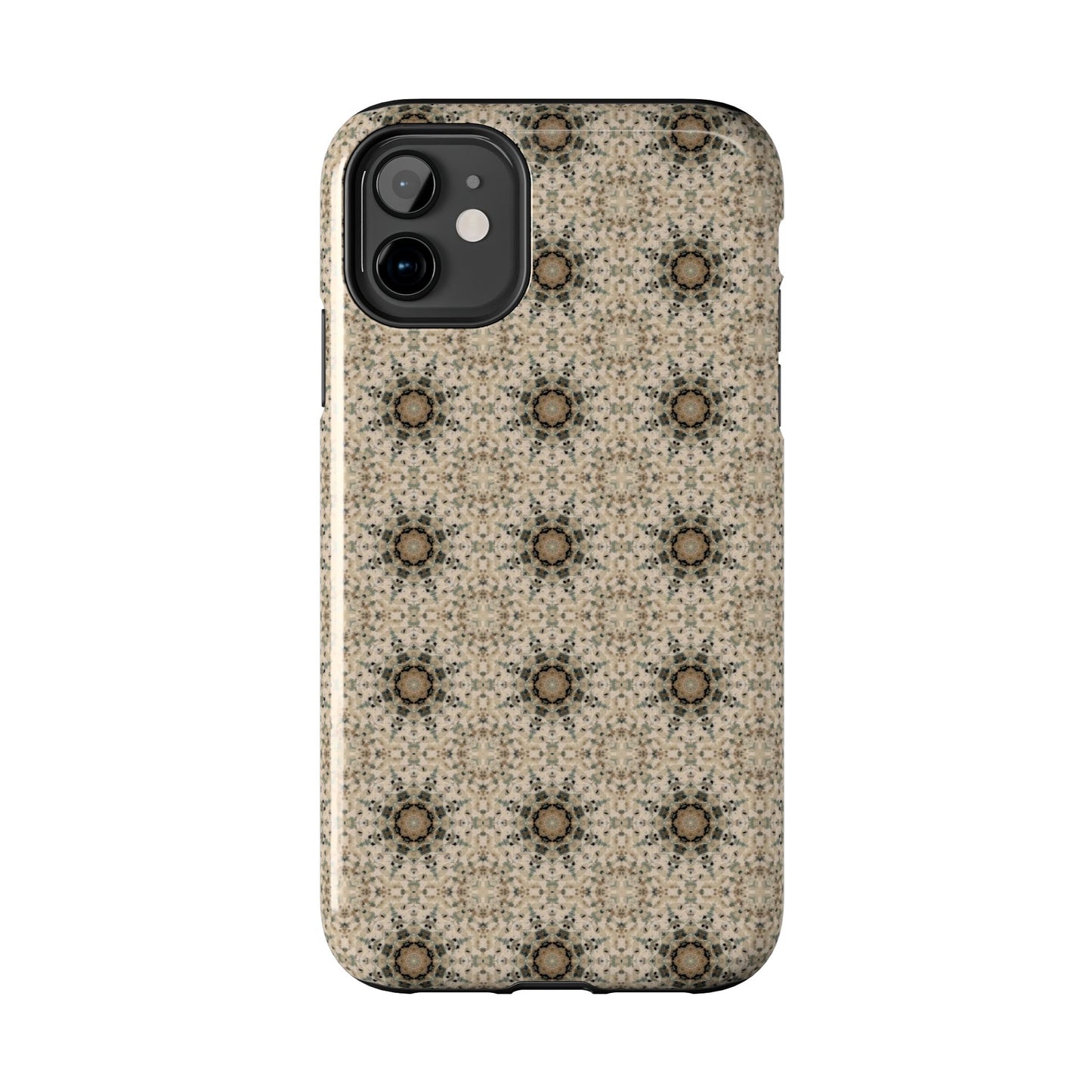 Desert Suns Phone Case – Boho Neutral Sun Pattern, Beige Aesthetic Protective Case for iPhone & Android