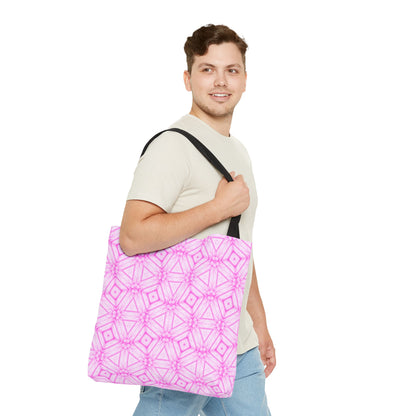 Cherry Blossom Patchwork Tote Bag – Sakura Floral Canvas, Japanese Sakura Design