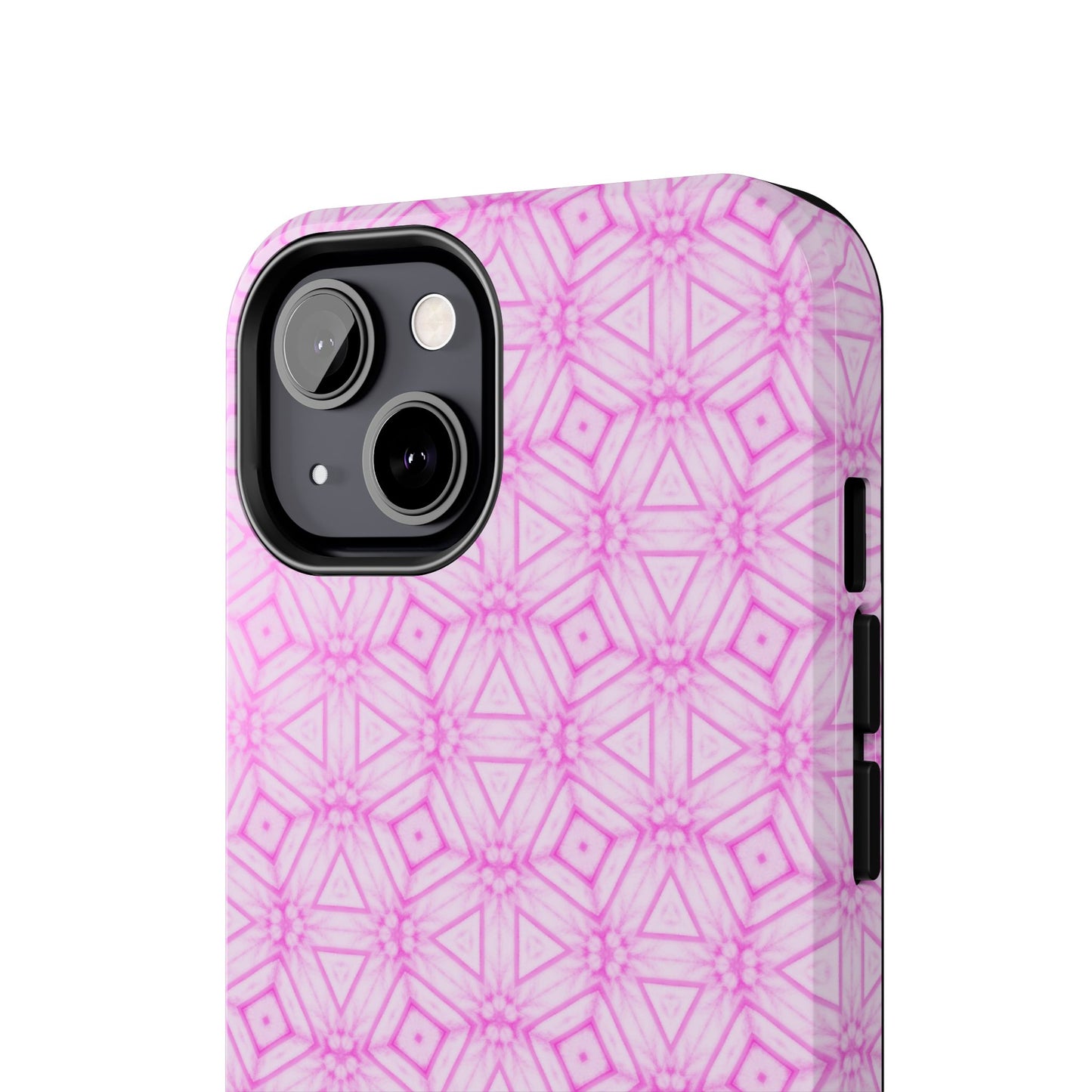 Cherry Blossom Patchwork Tough Case – Sakura Floral Pink Spring Floral Pattern Phone Case for Samsung Galaxy and iPhone