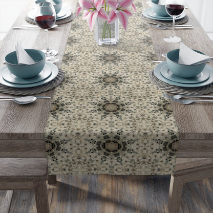 Desert Suns Table Runner – Boho Cotton Dining Decor, Southwestern Sunburst Centerpiece