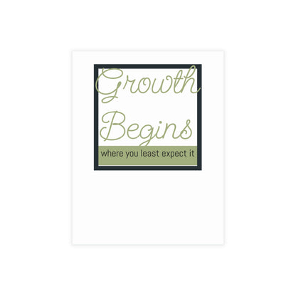 Where the Allseed Grows Postcard – Urban Nature Minimalist Botanical Stationery with Concrete Texture