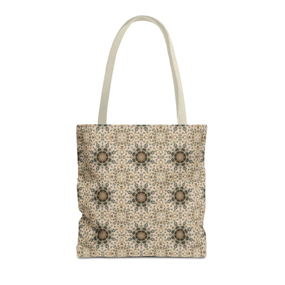 Desert Suns Tote Bag – Boho Desert Sun Pattern, Southwestern Earth-Tone Minimalist Carryall