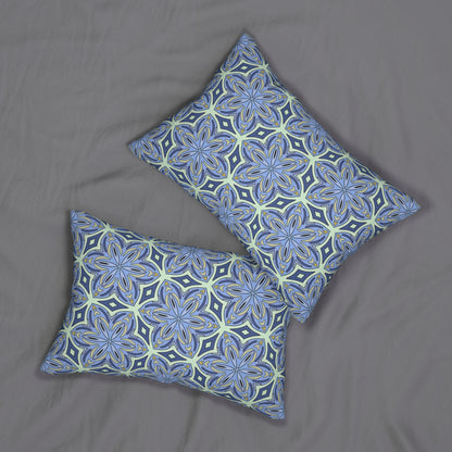cottagecore cornflower pattern pillow for bedroom decor