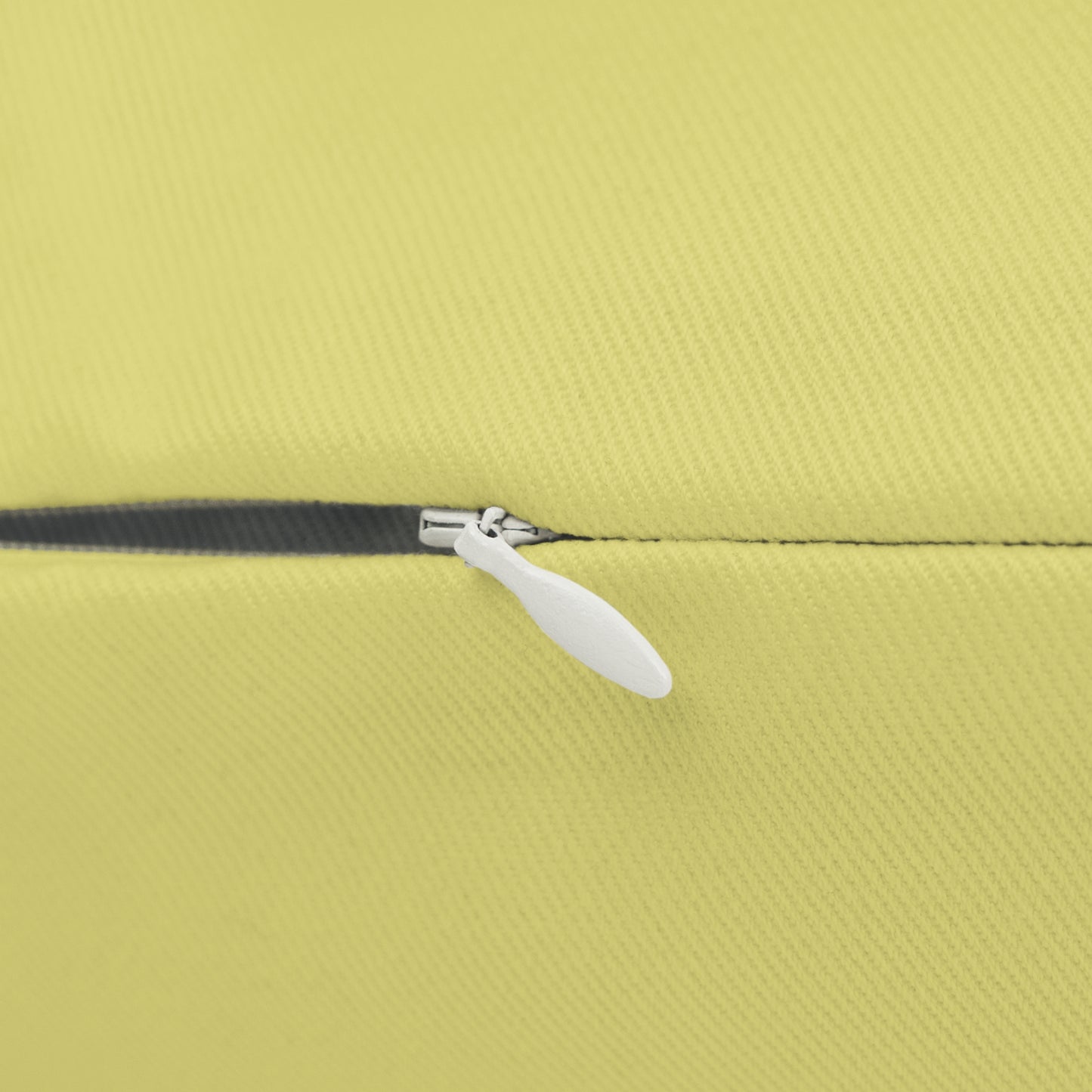 Minimalist Yellow Lines Lumbar Pillow – Two-Tone Accent Cushion for Modern or Scandinavian Home Decor