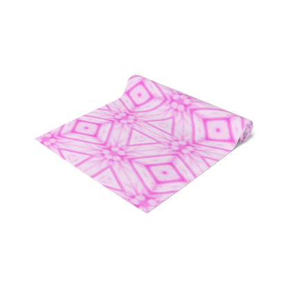 Cherry Blossom Patchwork Table Runner – Sakura Floral Spring Decor, Japanese Cherry Blossom Design