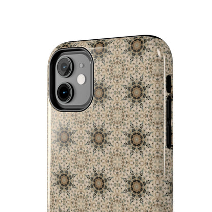 Desert Suns Phone Case – Boho Neutral Sun Pattern, Beige Aesthetic Protective Case for iPhone & Android