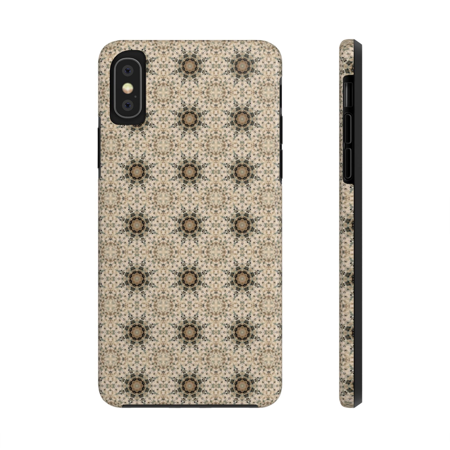 Desert Suns Phone Case – Boho Neutral Sun Pattern, Beige Aesthetic Protective Case for iPhone & Android