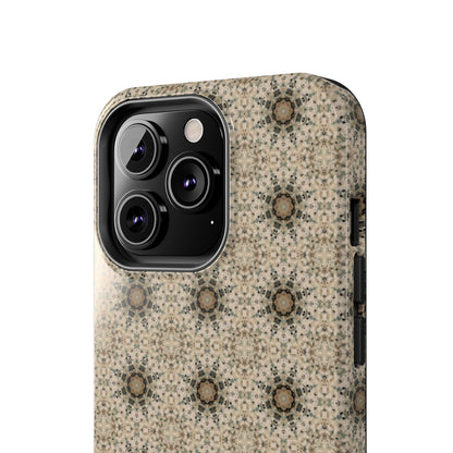 Desert Suns Phone Case – Boho Neutral Sun Pattern, Beige Aesthetic Protective Case for iPhone & Android