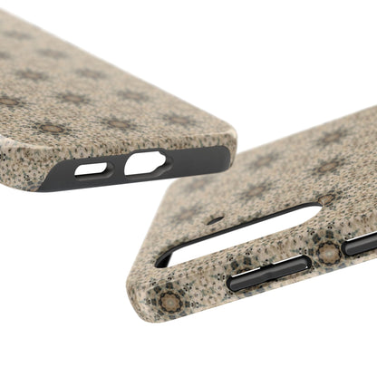 Desert Suns Phone Case – Boho Neutral Sun Pattern, Beige Aesthetic Protective Case for iPhone & Android