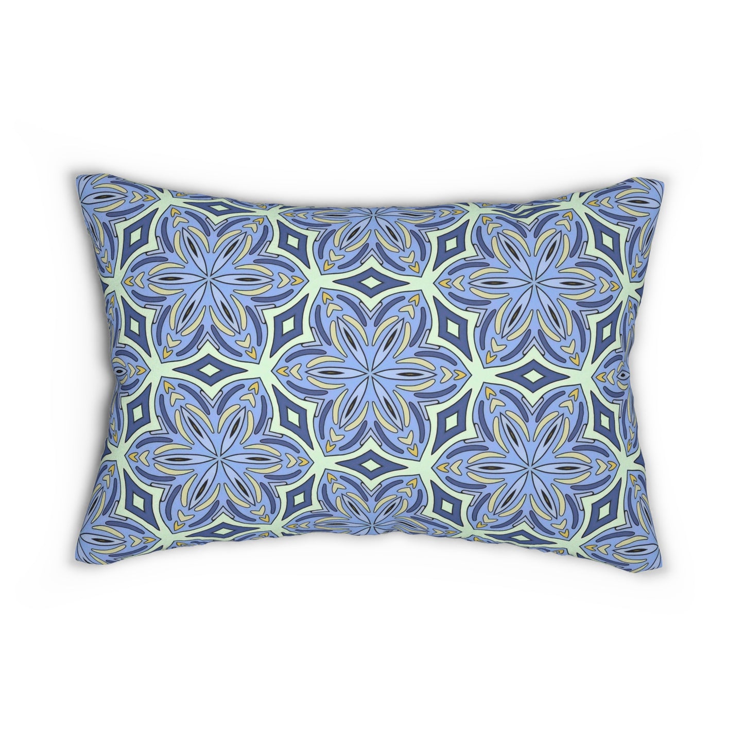 soft tone floral accent pillow for living room