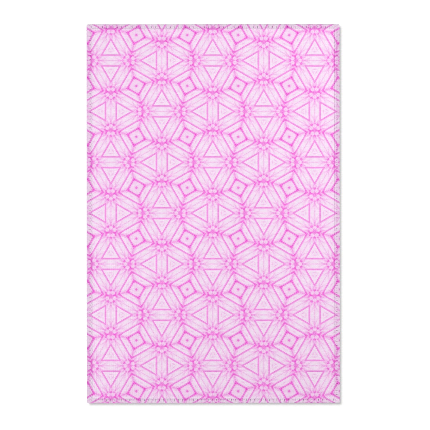Cherry Blossom Patchwork Area Rug – Sakura Floral Pink Carpet, Japanese Cherry Blossom Design