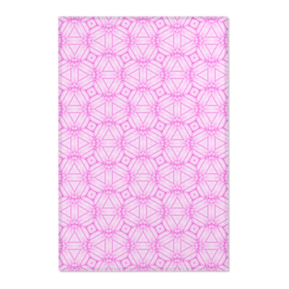 Cherry Blossom Patchwork Area Rug – Sakura Floral Pink Carpet, Japanese Cherry Blossom Design