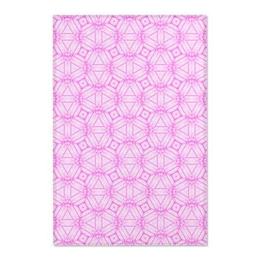 Cherry Blossom Patchwork Area Rug – Sakura Floral Pink Carpet, Japanese Cherry Blossom Design