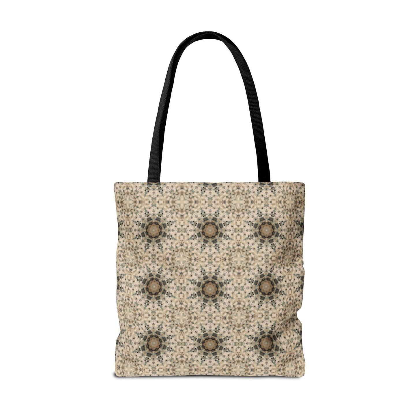Desert Suns Tote Bag – Boho Desert Sun Pattern, Southwestern Earth-Tone Minimalist Carryall