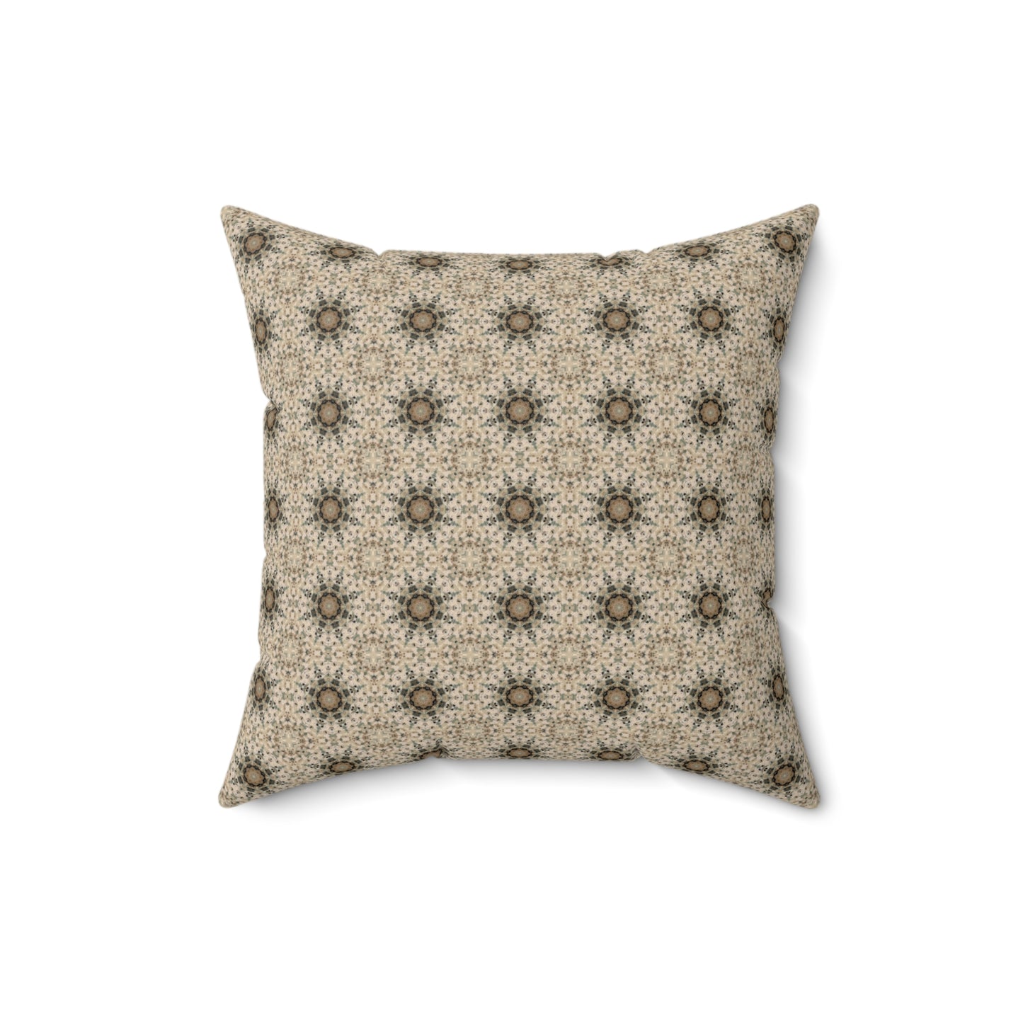 Desert Suns Square Pillow – Boho Desert Sun Throw Pillow, Southwestern Modern Decor Accent