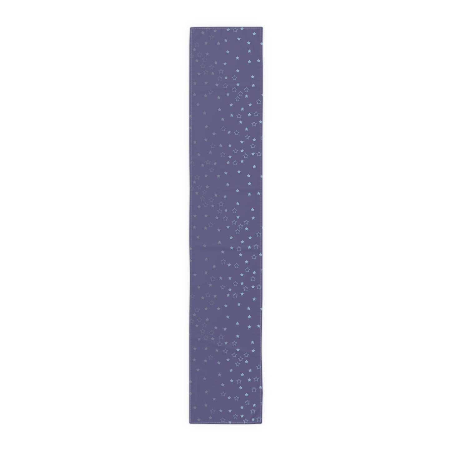 Blue Starfall Table Runner – Celestial Night Sky Decor, Blue Star Table Accent for Dining or Events