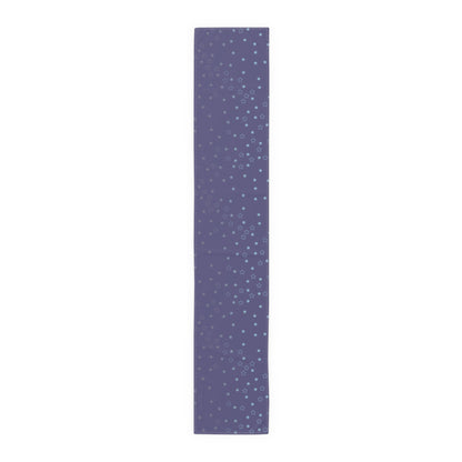 Blue Starfall Table Runner – Celestial Night Sky Decor, Blue Star Table Accent for Dining or Events