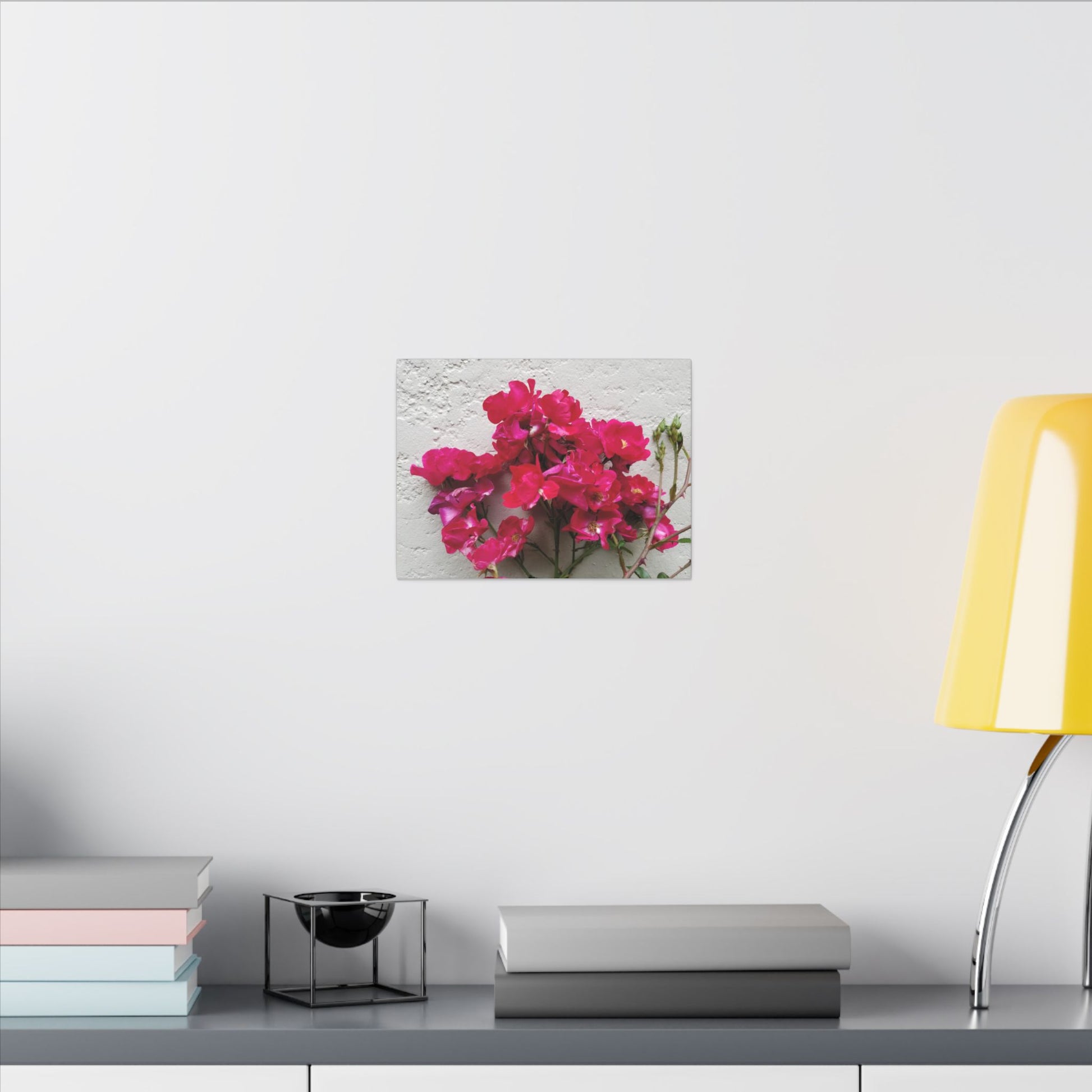 Summer bloom botanical canvas print for home decor