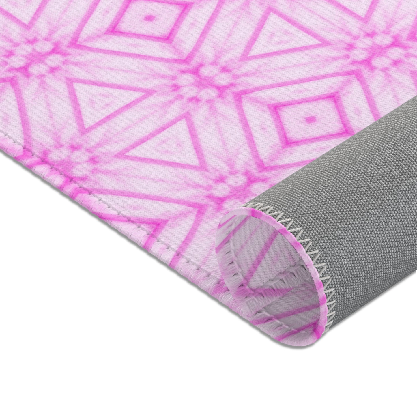 Cherry Blossom Patchwork Area Rug – Sakura Floral Pink Carpet, Japanese Cherry Blossom Design