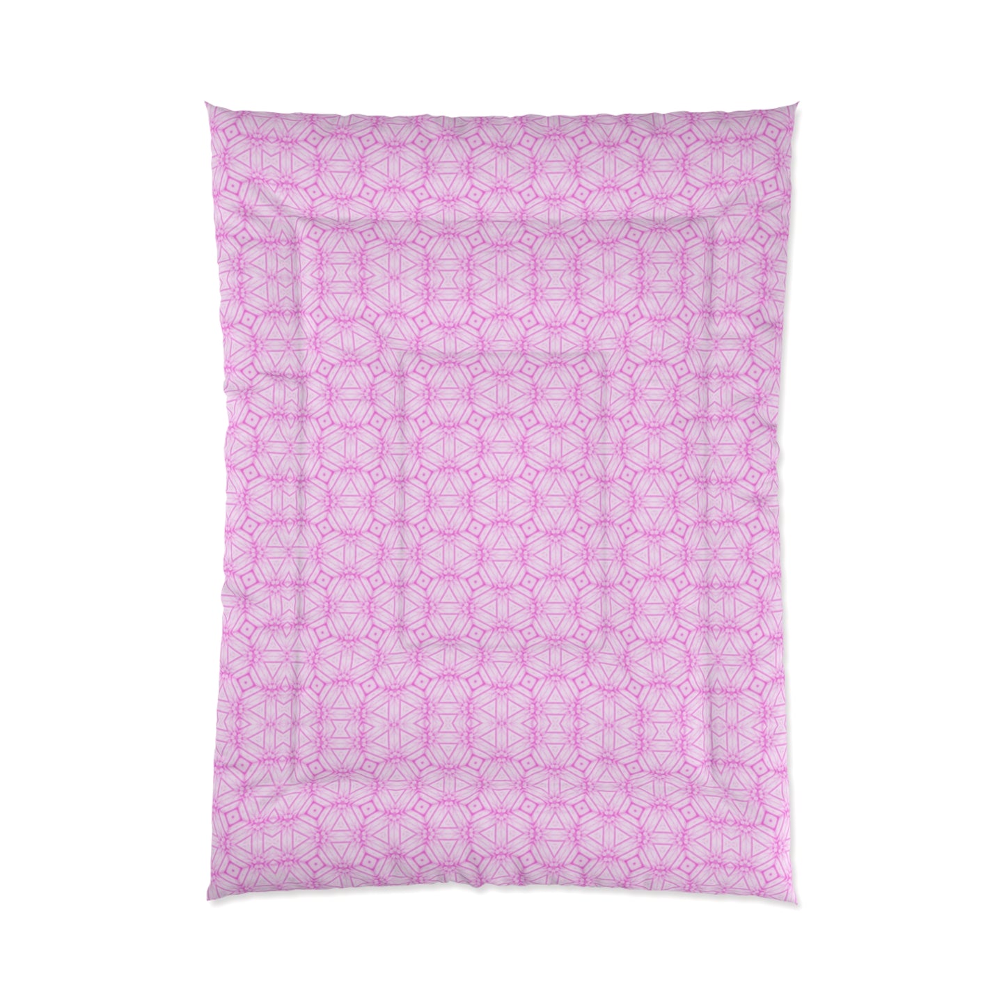 Cherry Blossom Patchwork Comforter - Queen Sakura Floral Bedding, Japanese Cherry Blossom Design