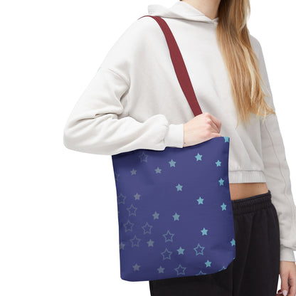 Blue Starfall Tough Phone Case – Celestial Blue Star Cover, Galaxy-Inspired Night Sky iPhone Accessory