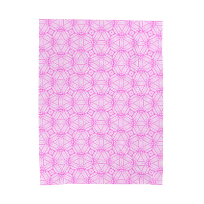 Cherry Blossom Patchwork Velveteen Plush Blanket – Pink Cozy Sakura Floral Throw,Japanese Cherry Blossom Soft Throw