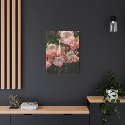 Angels in the Garden Canvas Wall Art - Vibrant Floral Design Nature Photography Decor