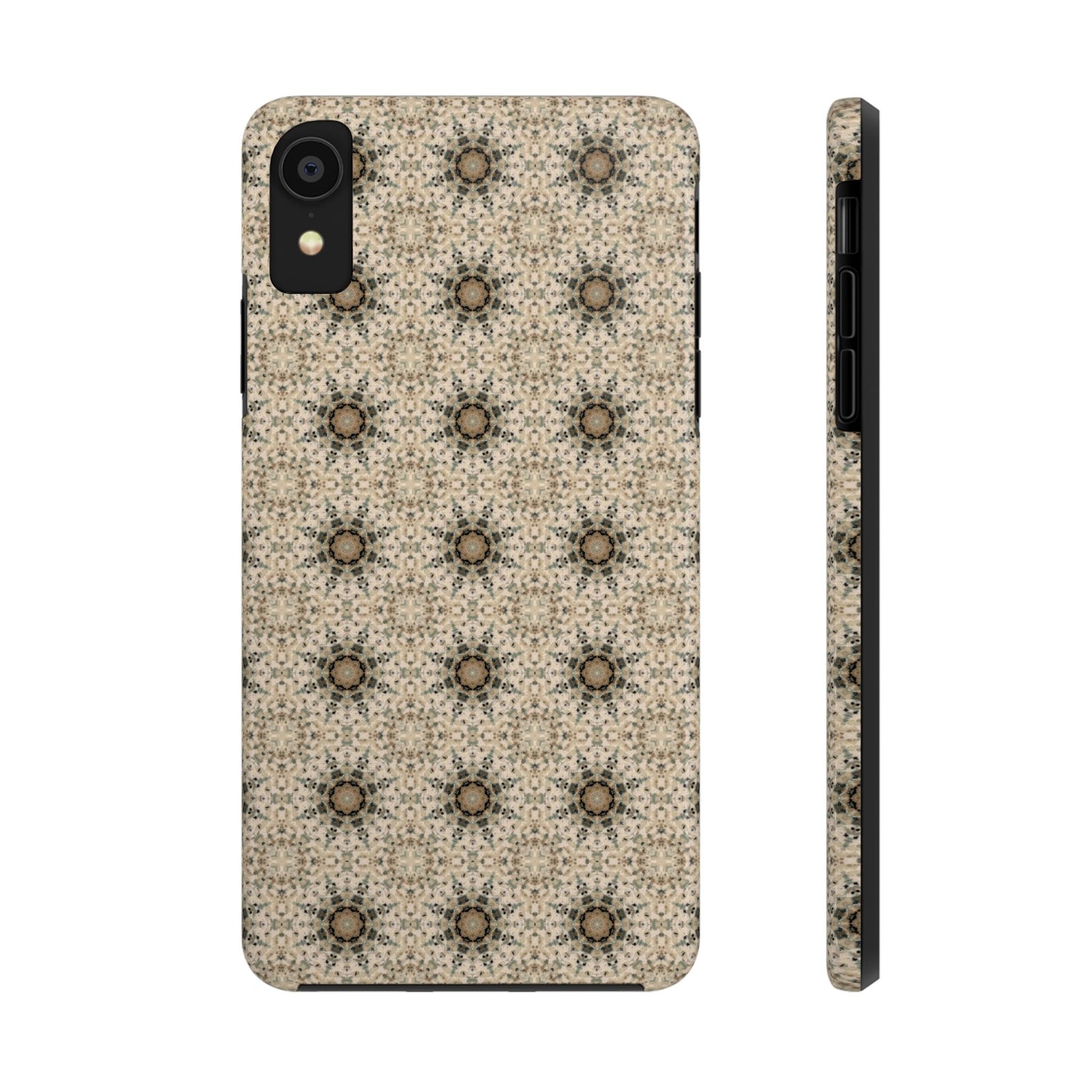 Desert Suns Phone Case – Boho Neutral Sun Pattern, Beige Aesthetic Protective Case for iPhone & Android
