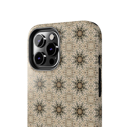 Desert Suns Phone Case – Boho Neutral Sun Pattern, Beige Aesthetic Protective Case for iPhone & Android