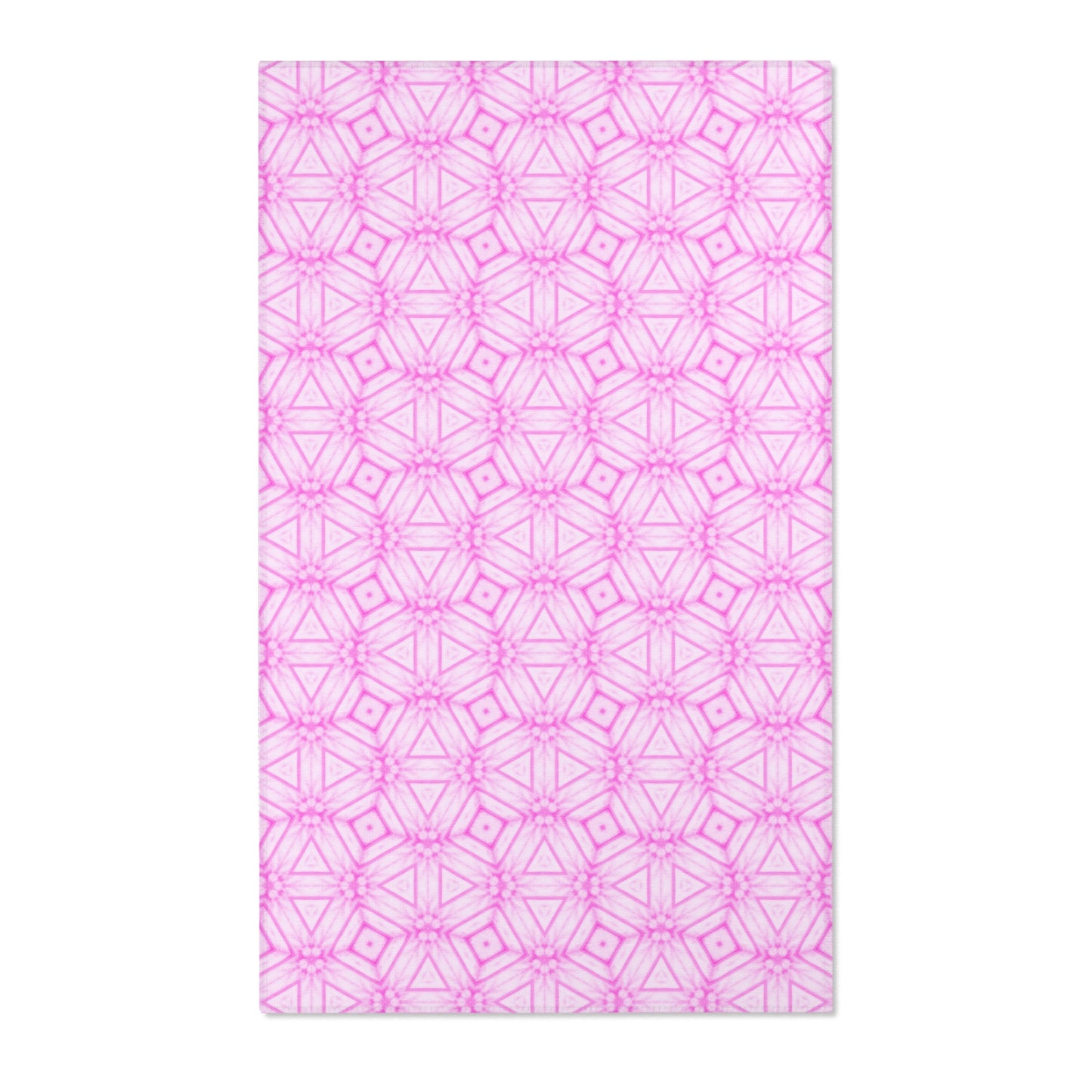 Cherry Blossom Patchwork Area Rug – Sakura Floral Pink Carpet, Japanese Cherry Blossom Design