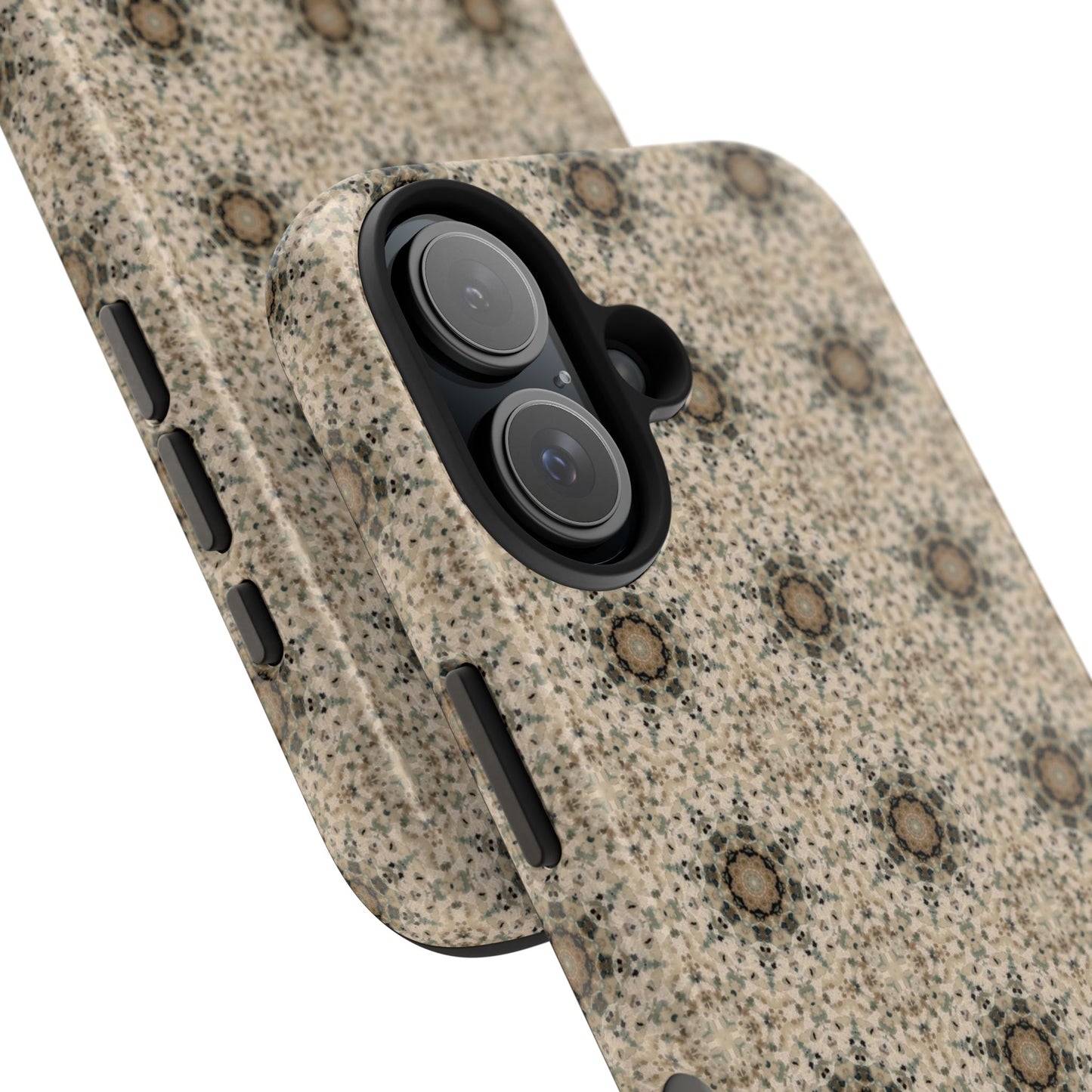 Desert Suns Phone Case – Boho Neutral Sun Pattern, Beige Aesthetic Protective Case for iPhone & Android
