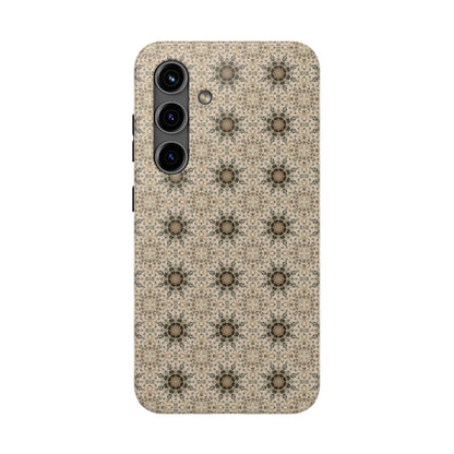 Desert Suns Phone Case – Boho Neutral Sun Pattern, Beige Aesthetic Protective Case for iPhone & Android