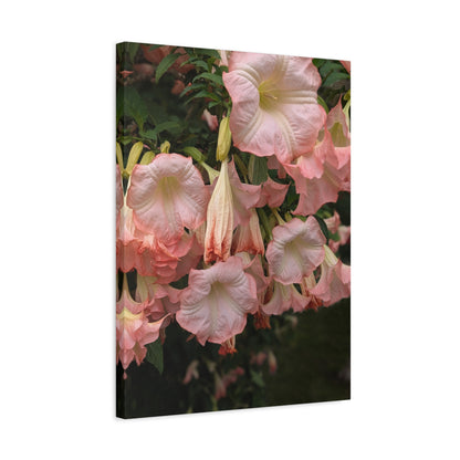 Angels in the Garden Canvas Wall Art - Vibrant Floral Design Nature Photography Decor