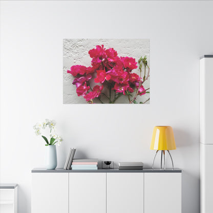 Artistic floral canvas print for botanical wall display