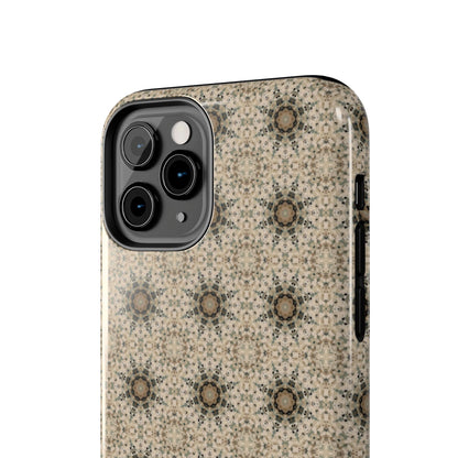 Desert Suns Phone Case – Boho Neutral Sun Pattern, Beige Aesthetic Protective Case for iPhone & Android