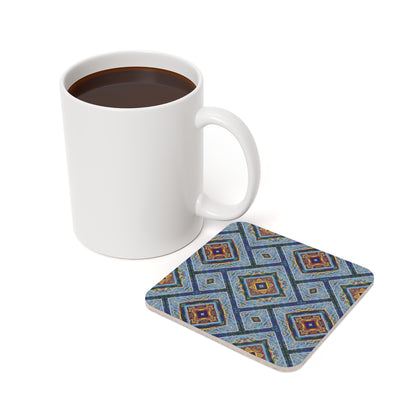 Artistic Cork Back Coaster - Decorative Home Accessory for Gifts