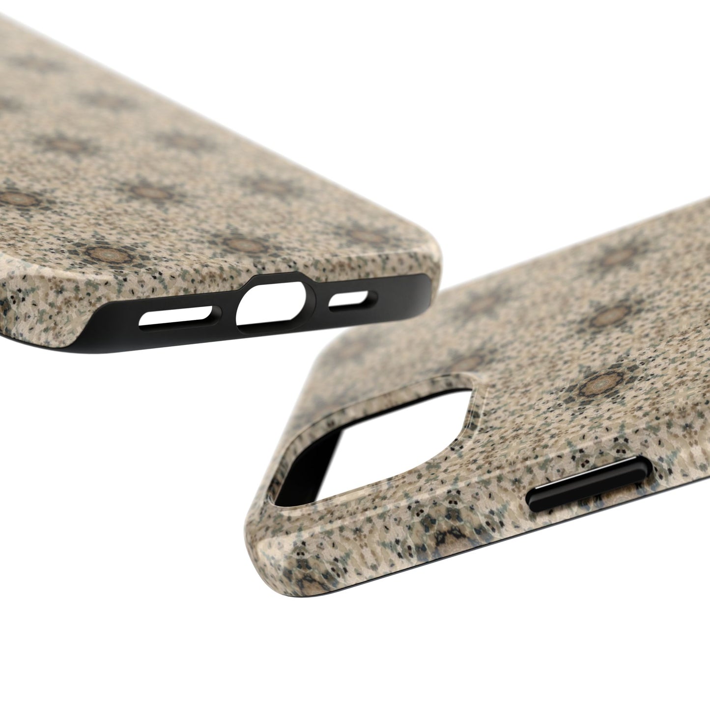 Desert Suns Phone Case – Boho Neutral Sun Pattern, Beige Aesthetic Protective Case for iPhone & Android