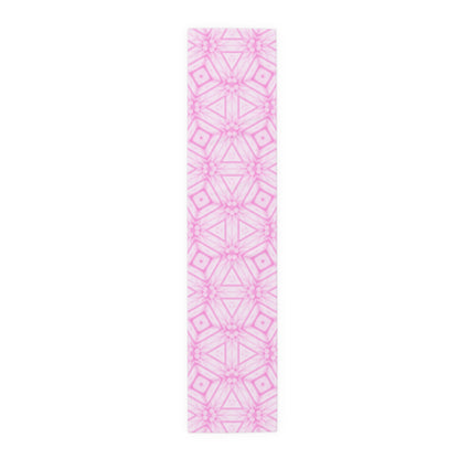 Cherry Blossom Patchwork Table Runner – Sakura Floral Spring Decor, Japanese Cherry Blossom Design
