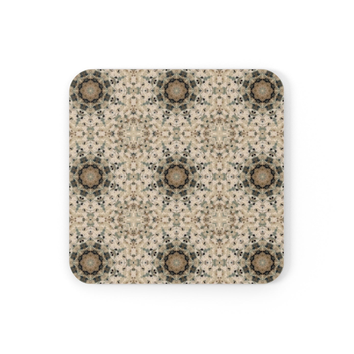 Desert Suns Coaster – Boho Southwestern Drink Coaster Set, Earth-Tone Ceramic Decor