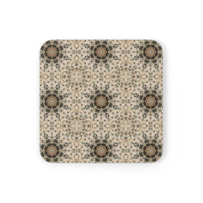 Desert Suns Coaster – Boho Southwestern Drink Coaster Set, Earth-Tone Ceramic Decor