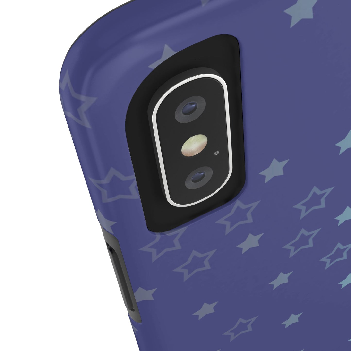 Blue Starfall Tough Phone Case – Celestial Blue Star Cover, Galaxy-Inspired Night Sky iPhone Accessory