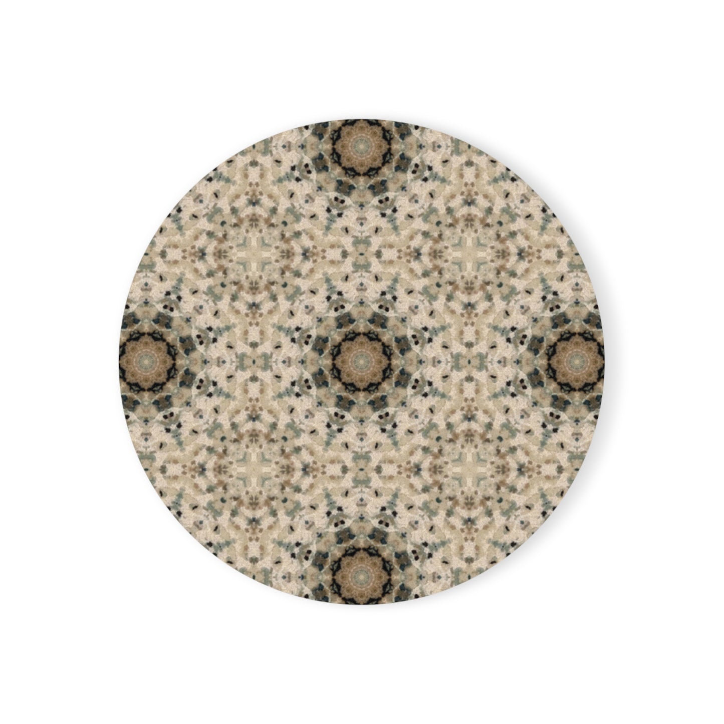Desert Suns Coaster – Boho Southwestern Drink Coaster Set, Earth-Tone Ceramic Decor