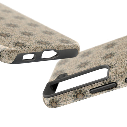 Desert Suns Phone Case – Boho Neutral Sun Pattern, Beige Aesthetic Protective Case for iPhone & Android
