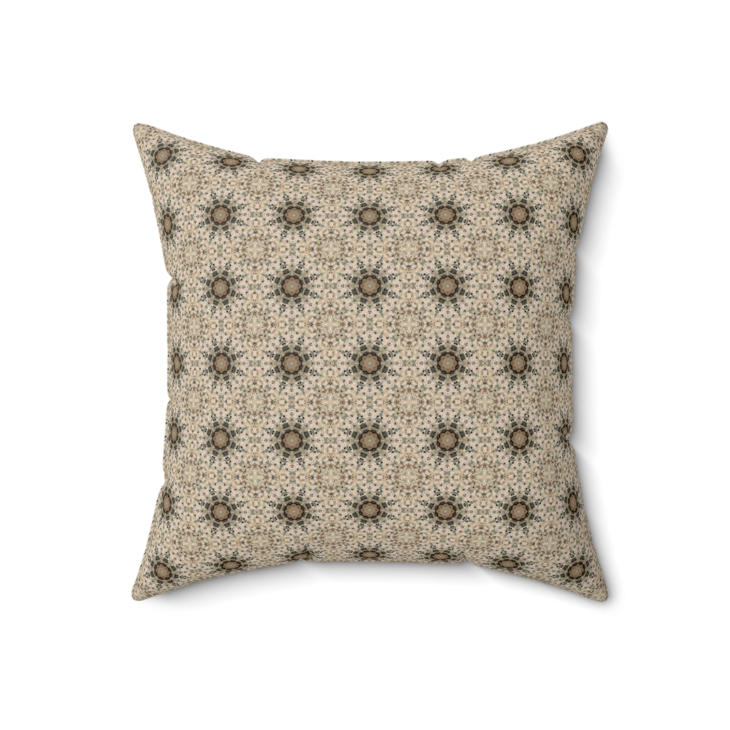 Desert Suns Square Pillow – Boho Desert Sun Throw Pillow, Southwestern Modern Decor Accent