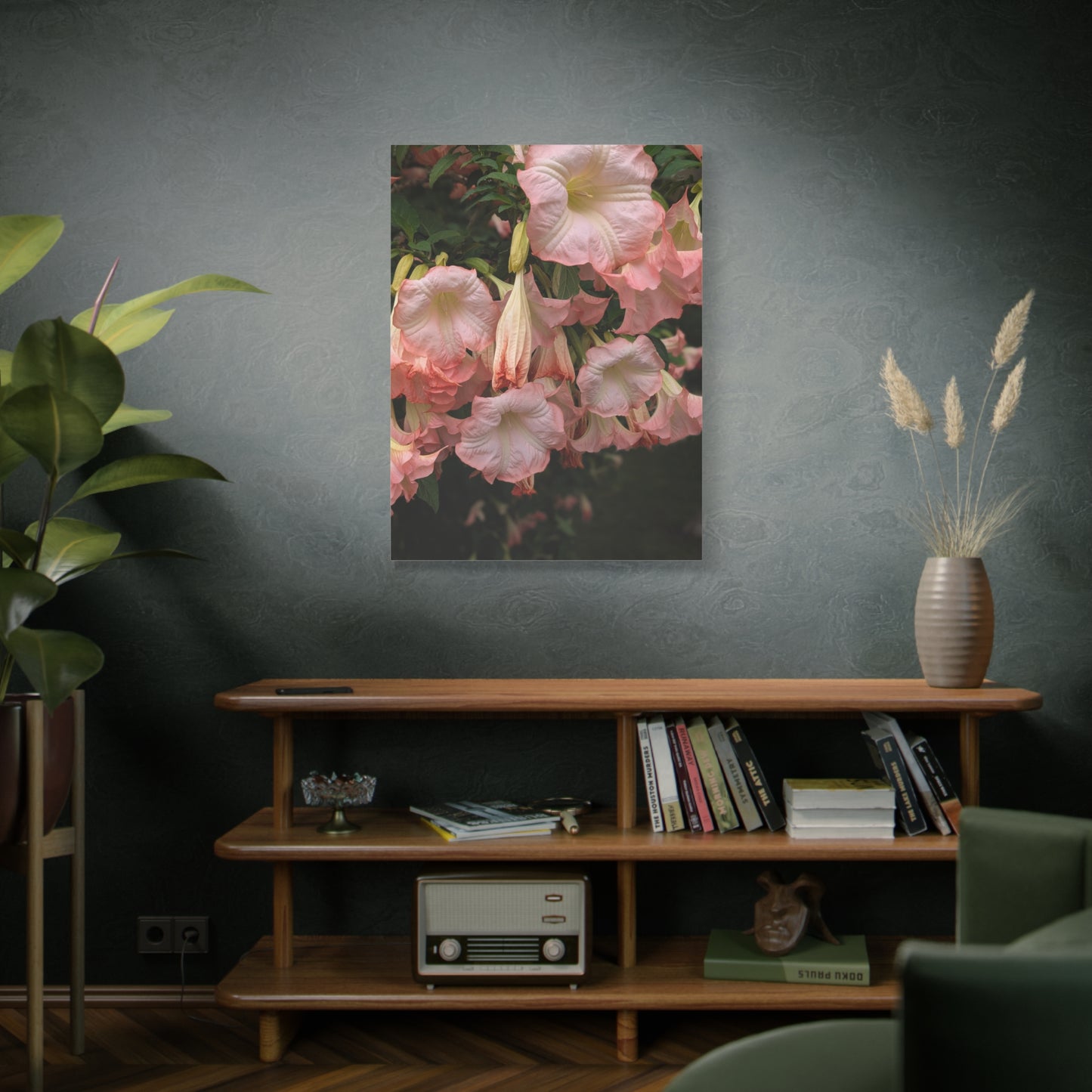 Angels in the Garden Canvas Wall Art - Vibrant Floral Design Nature Photography Decor