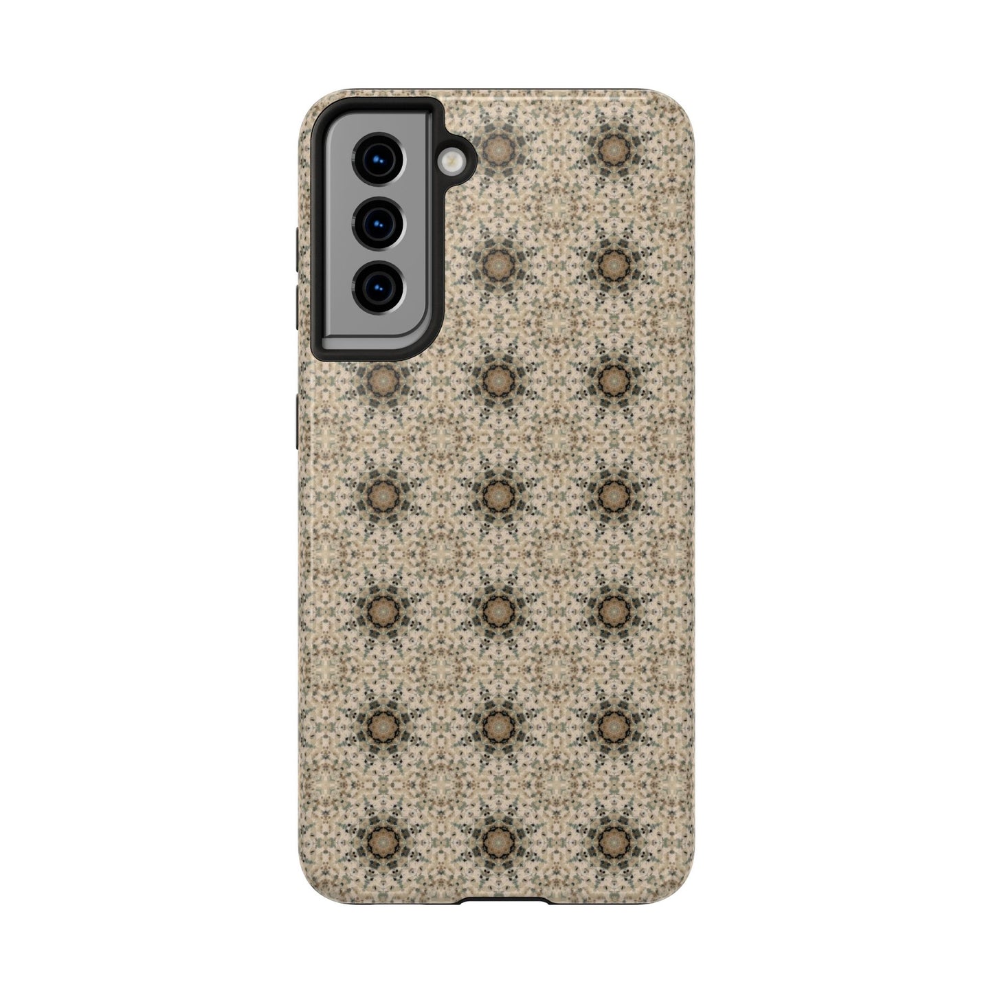 Desert Suns Phone Case – Boho Neutral Sun Pattern, Beige Aesthetic Protective Case for iPhone & Android
